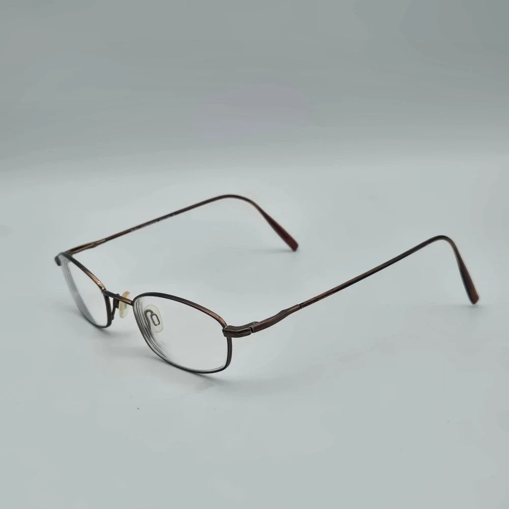 Altair Microtech Eyeglasses Frames Only 48-19-145 Antique Bronze Flex Hinge